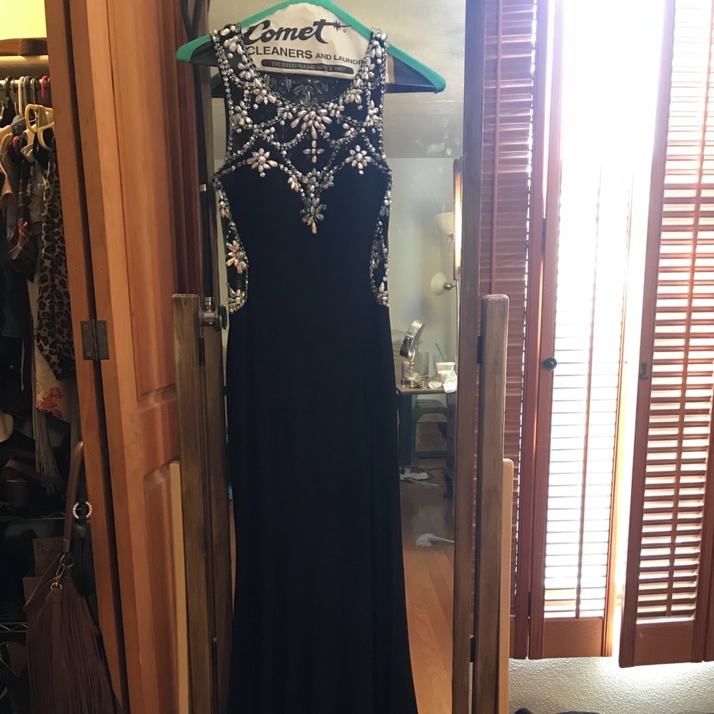 Black gown